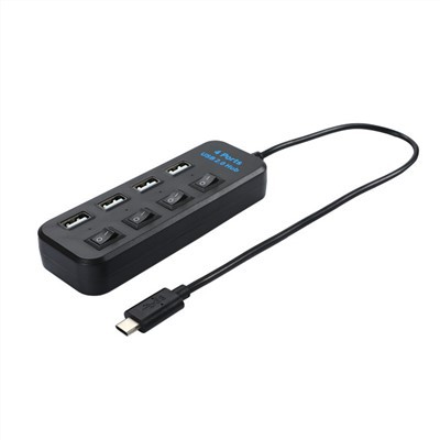 {{0}}Port USB 2.0 Data HUB ak switch pouvwa