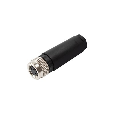 IP67 M 8 3pin Gason Fi Waterproof Connector Pou Ekipman Induatrail