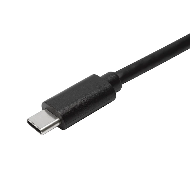 USB C Male To Male Curly Charging Cable